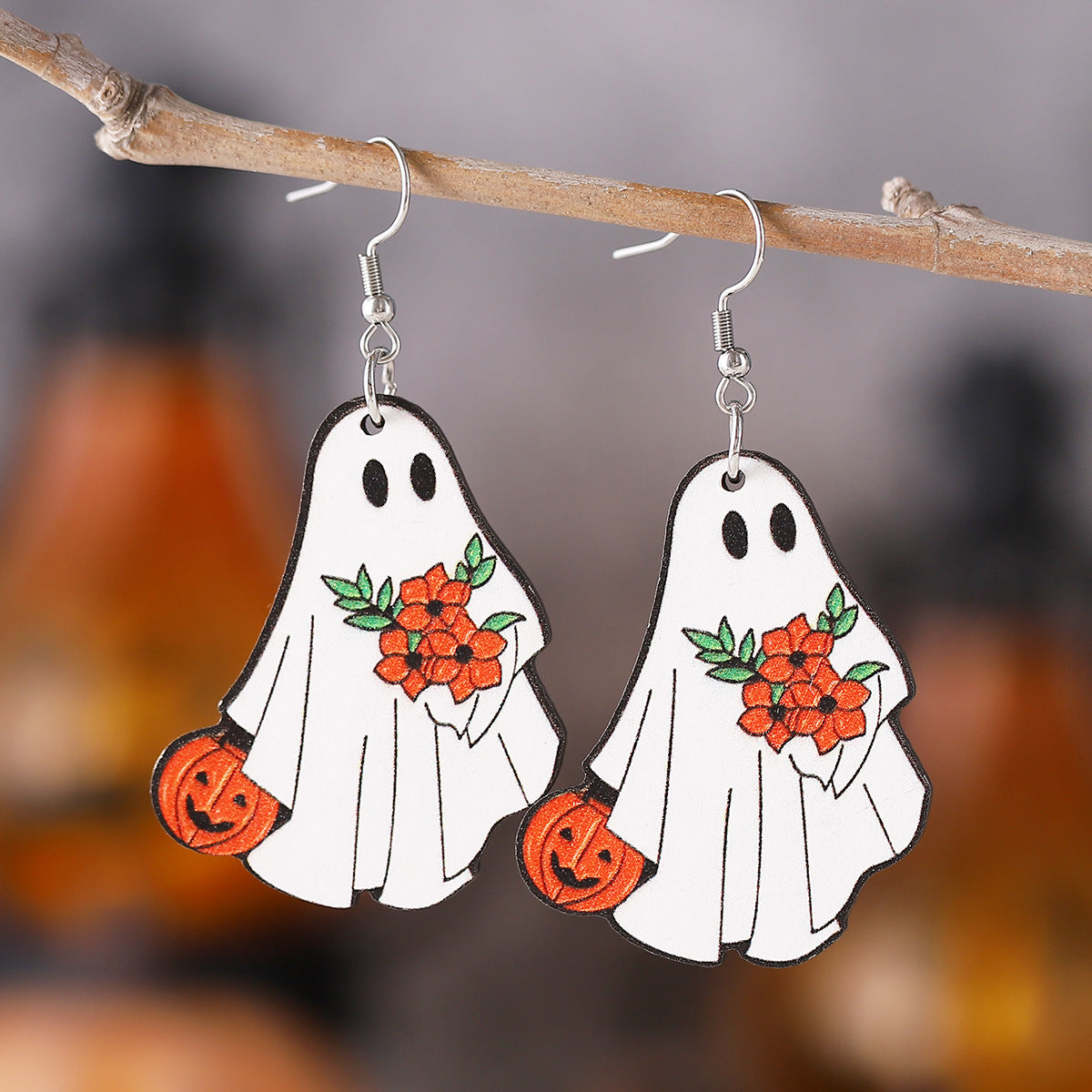 Acrylic New Halloween Collection Earrings (Minimo de Compra 2) MYA-ChuL003