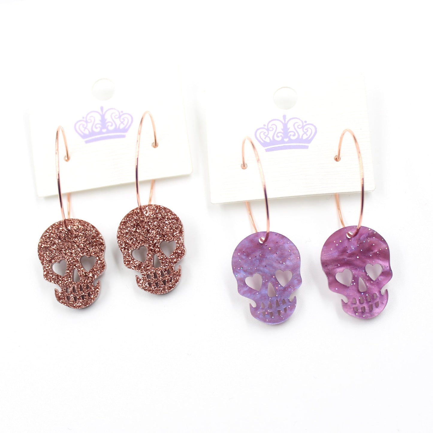 Acrylic skull earrings Minimo de compra 5 MIC-XiaoY005