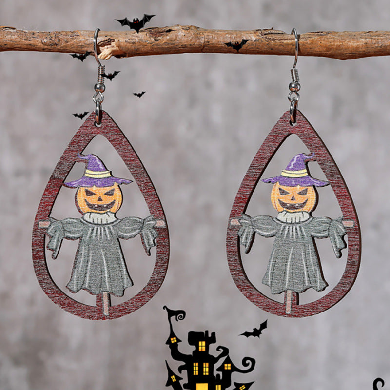 Acrylic Ghost Pulley Earrings (Minimo de Compra 2) MIC-ShiY020