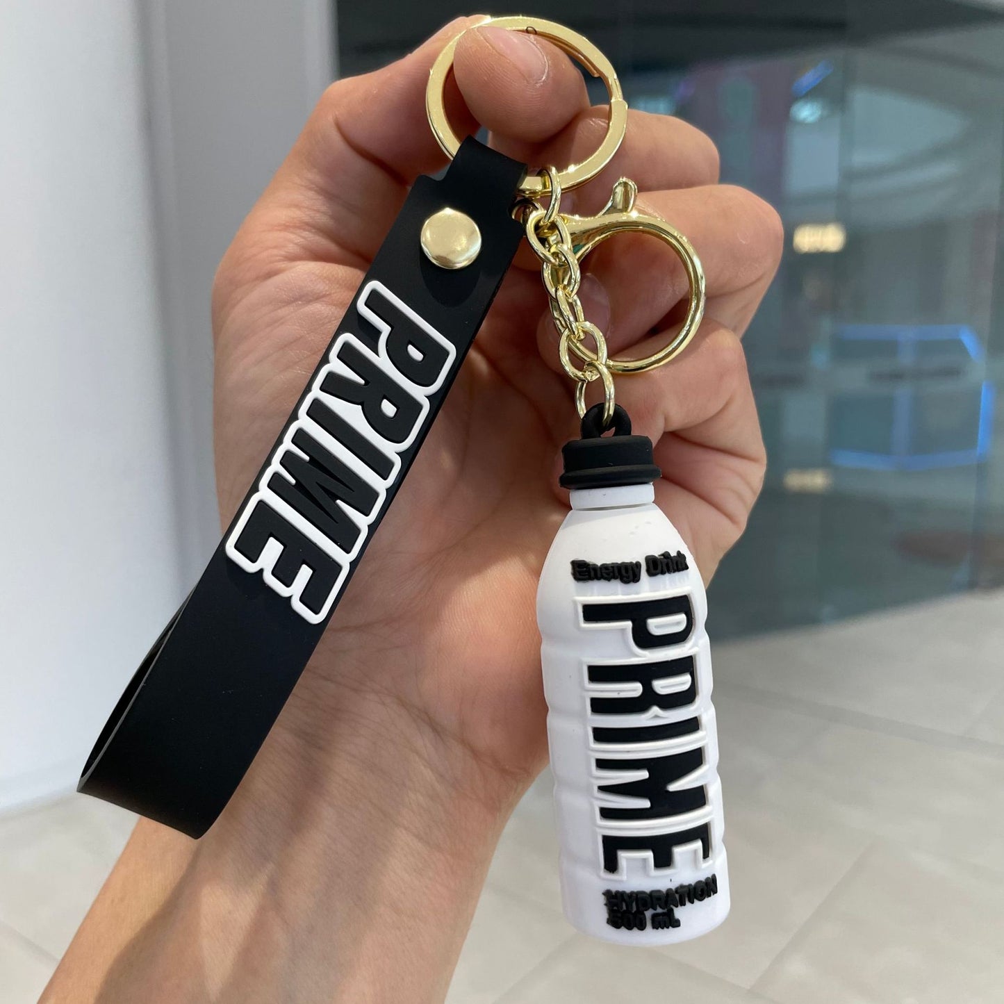 Soft Plastic Beverage Bottle Keychain YaoPan002