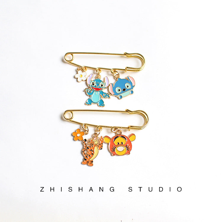 Alloy cartoon bear brooch (Minimo de Compra 2)  MIC-ZhiS040