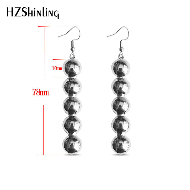 Earrings Stainless Steel Skull Glass Earrings Minimo de compra 2 XiangL023