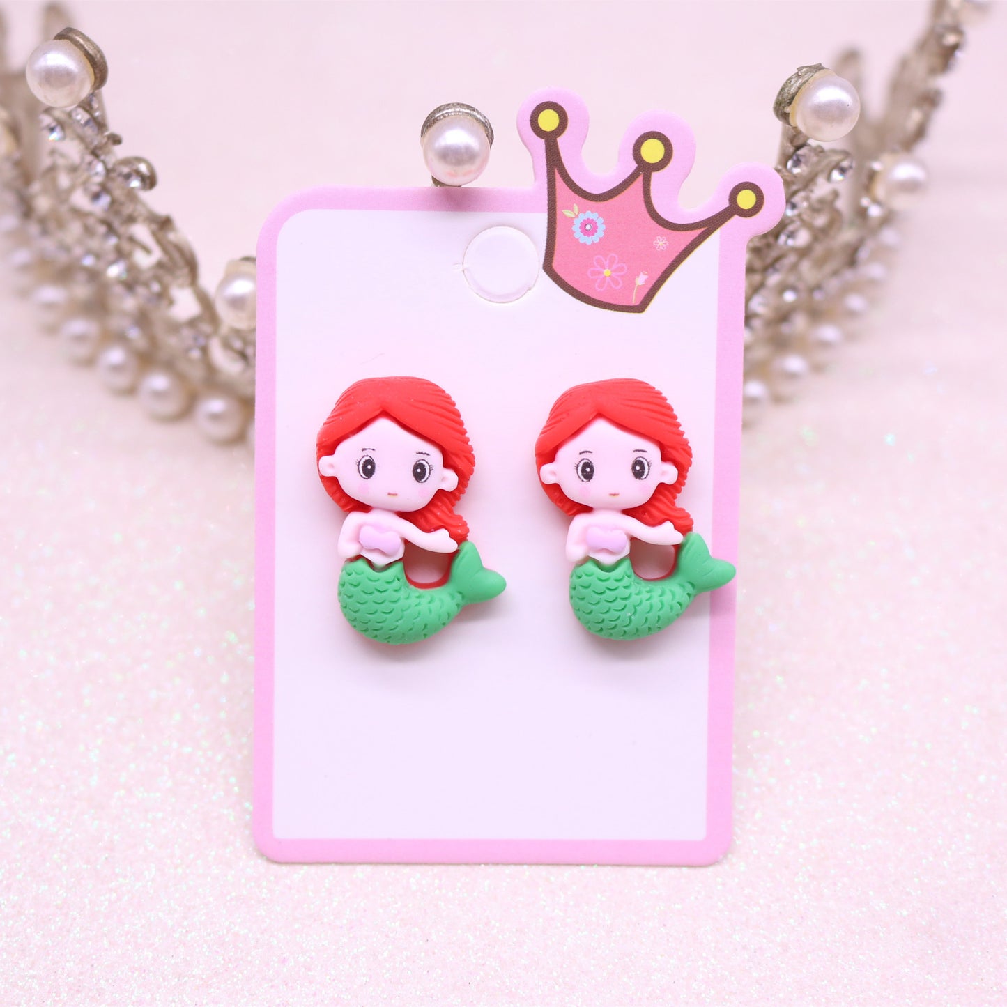 Resin cute cartoon princess ear clip (Mimimo de compra 2) MYA-MuM007