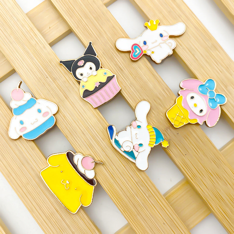 Alloy cute sled brooch (Minimo de compra 2) MIC-FuD003