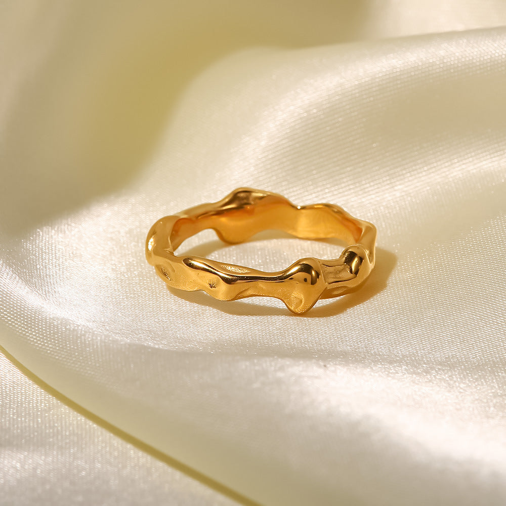 Gold Plated Stainless Steel Rings