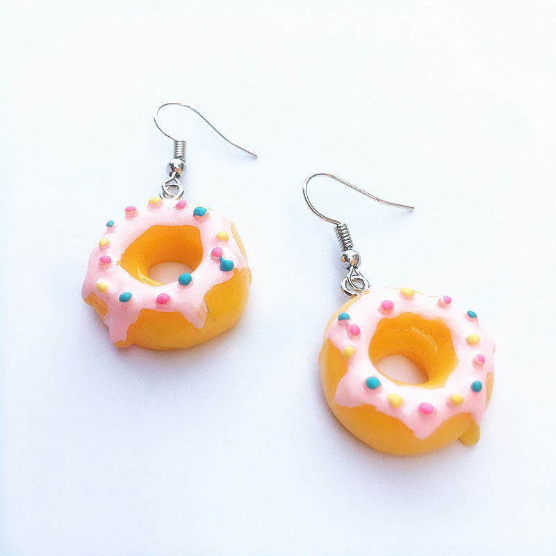 Acrylic New Donut Earrings (Minimo de Compra 2) MIC-ChouT037