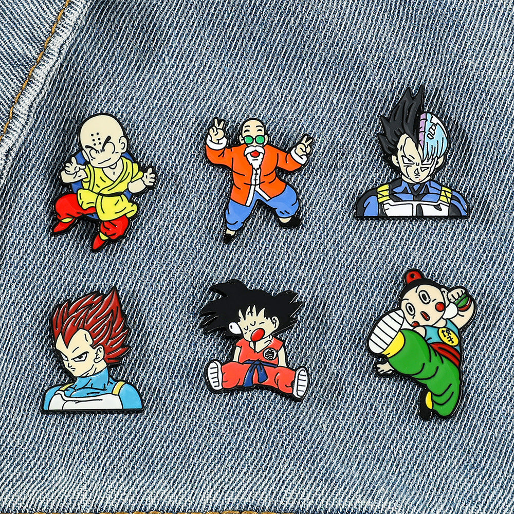 Alloy Cartoon Seven Dragon Ball brooch (Minimo de Compra 10) MIC-ShengY019