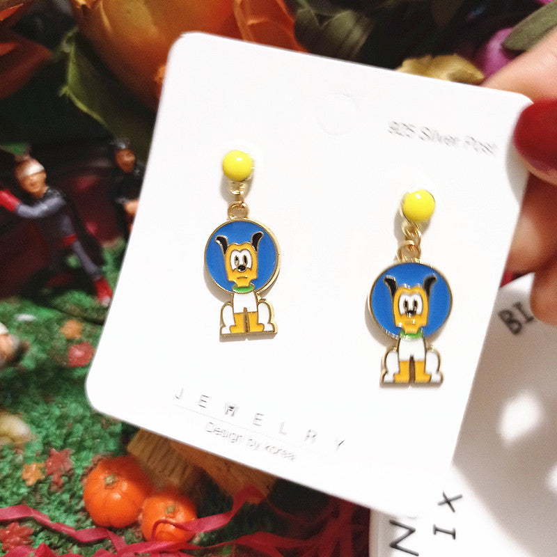 Alloy cartoon cute astronaut earrings MYA-XingJ072