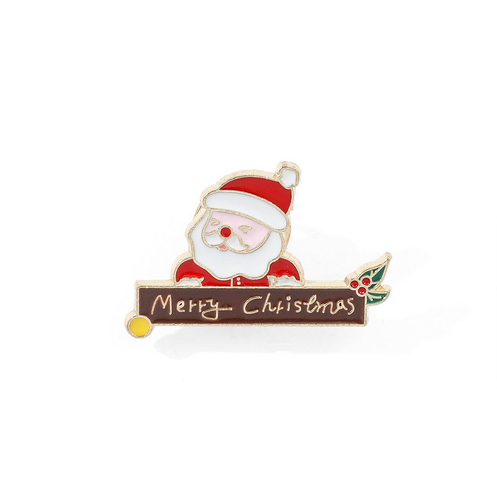 Alloy new Santa Claus brooch (Minimo de Compra 2) MYA-HaoY005