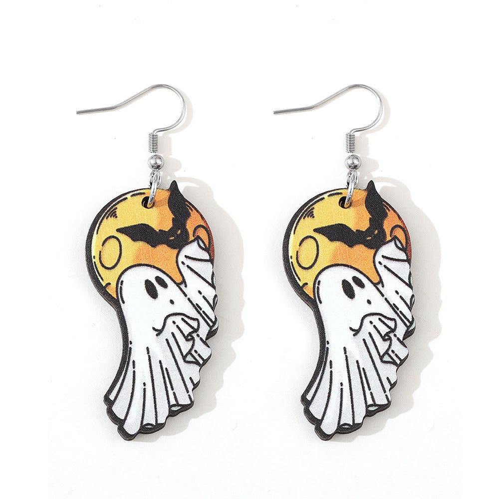 Acrylic New Halloween Collection Earrings (Minimo de Compra 2) MYA-ChuL003