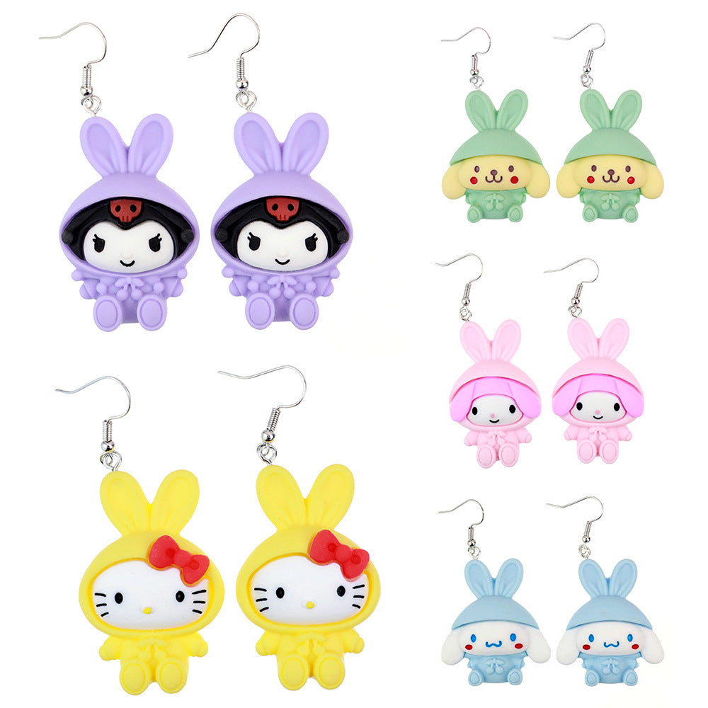 earrings plastic cartoon animals Minimo de compra 2 niqing018