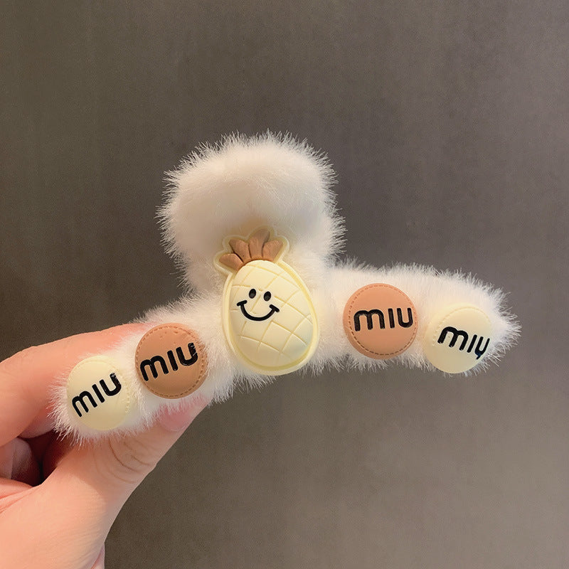 Plush cartoon cute hair clip (Minimo de compra 2) MYA-MiaoD003