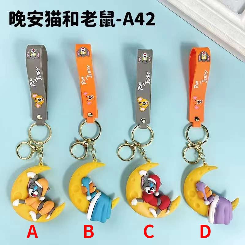 PVC cartoon character keychain MIC-MiaoY054