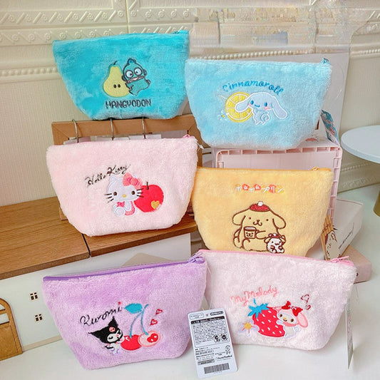 Cosmetic bag Plush PVC Cute Cartoon (S) MIC-CXR003