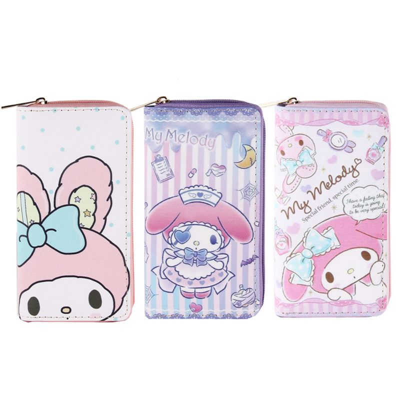 PU cartoon long zipper wallet (S) MIC-DengX027