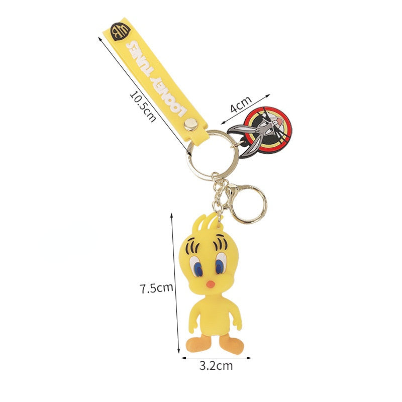 Cartoon Doll PVC Silicone Alloy Keychain (F) FeiRun015