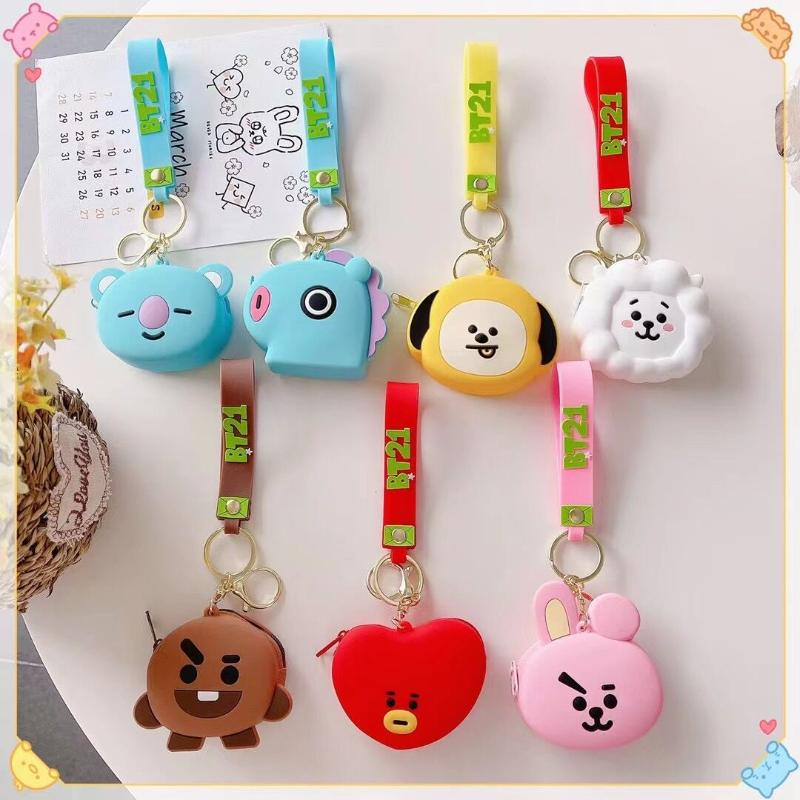 keychain Silicone Creative Cartoon Coin Purse MIC-Huofan016