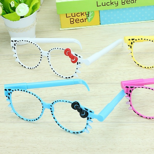 cartoon glasses plastic ballpoint pen GSYX019