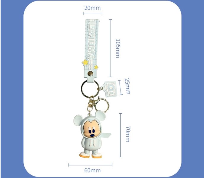 Cartoon PVC Metal Keychains JG-003