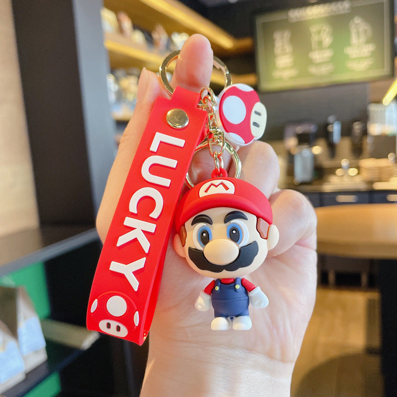 cartoon PVC soft rubber keychains JG-006