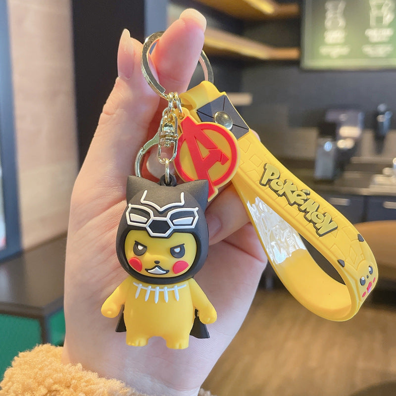 cartoon soft rubber keychain JG125