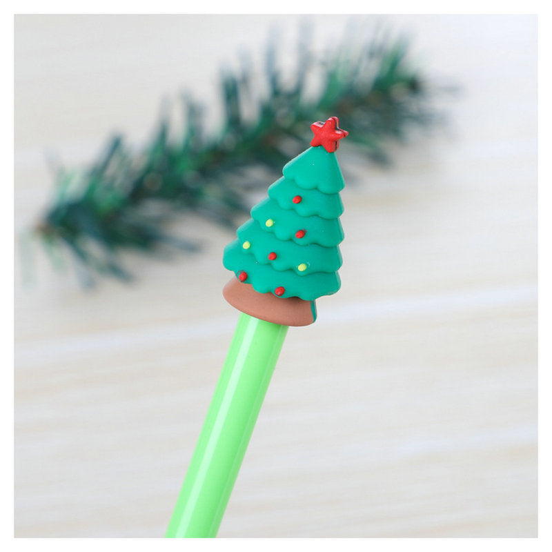 Christmas Colored Plastic Ballpoint Pen GSYX002