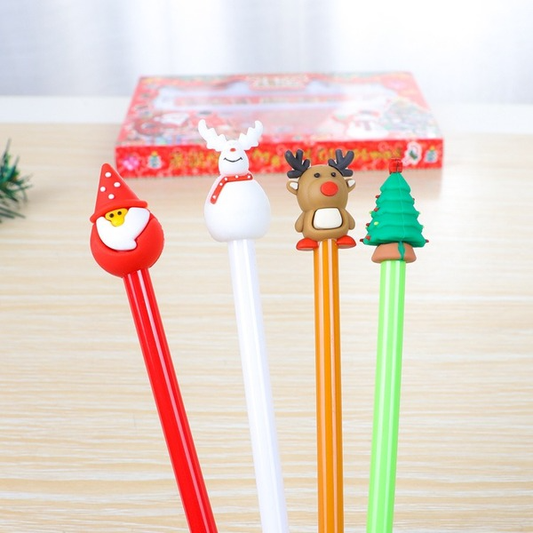 Christmas Colored Plastic Ballpoint Pen GSYX002