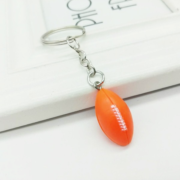 color metal football basketball football keychain MIC-YY013