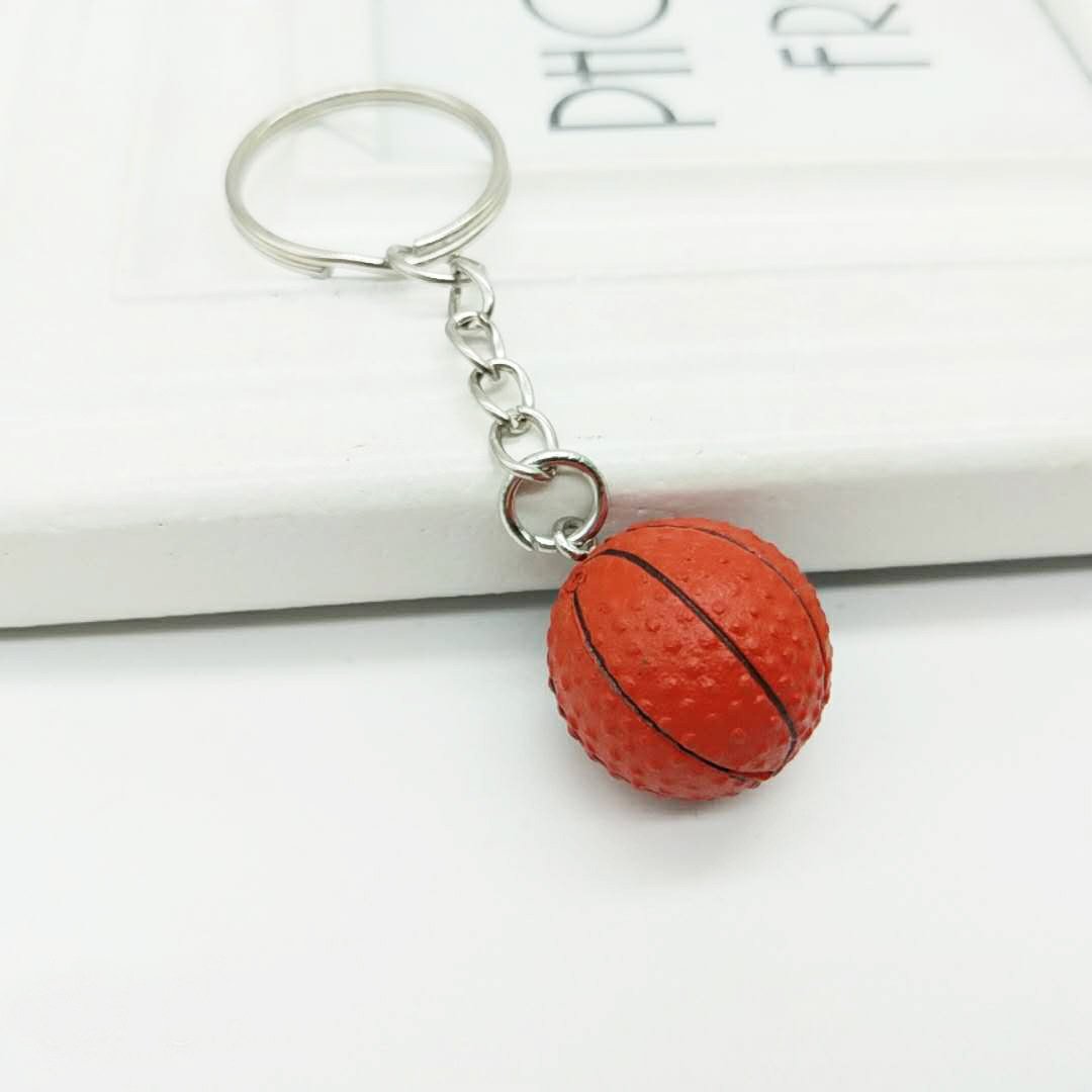 color metal football basketball football keychain MIC-YY013