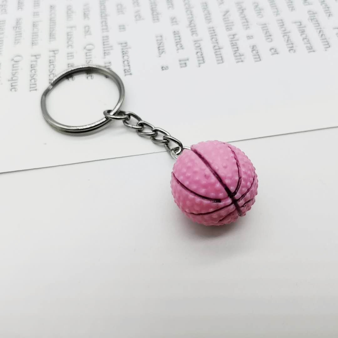 color metal football basketball football keychain MIC-YY013