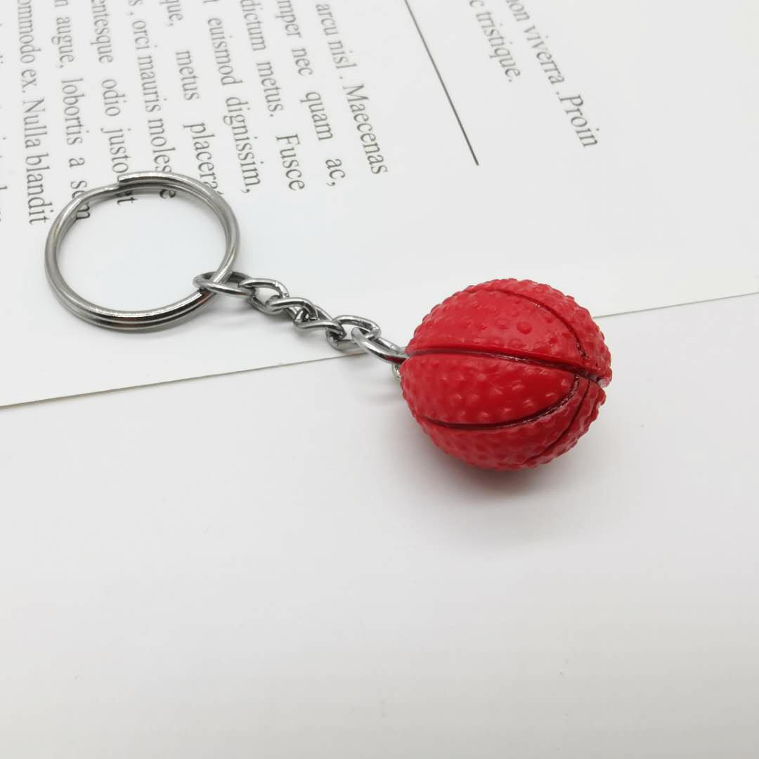 color metal football basketball football keychain MIC-YY013