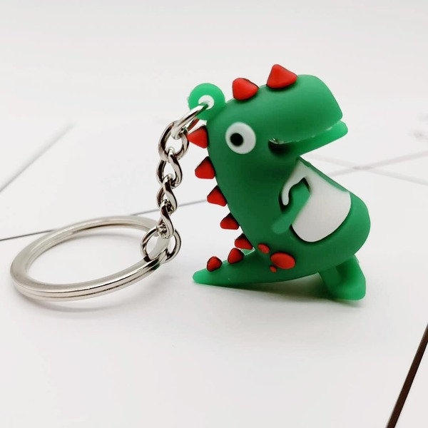 colored metal dinosaur keychain MIC-YY008