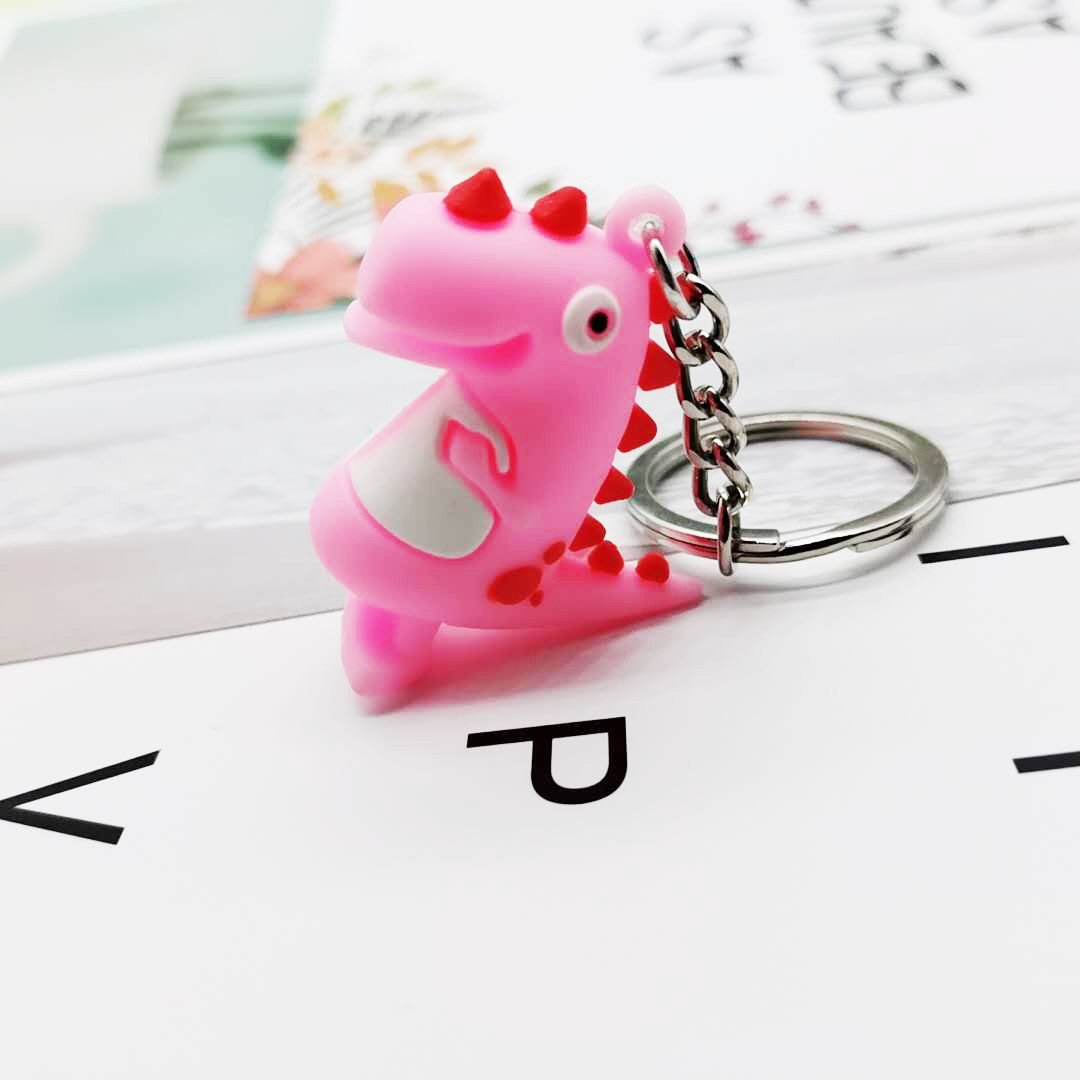 colored metal dinosaur keychain MIC-YY008