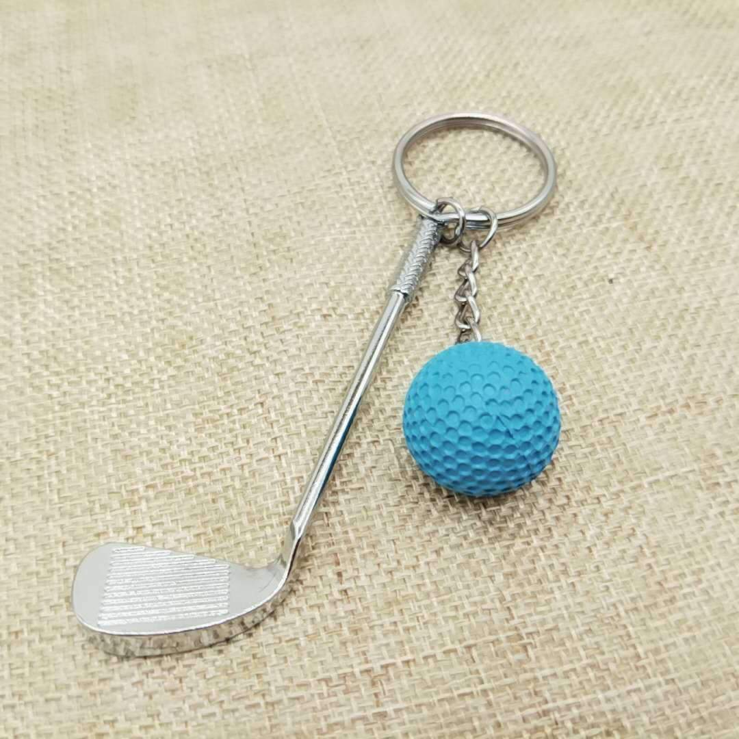 colorful metal golf keychain MIC-YY004