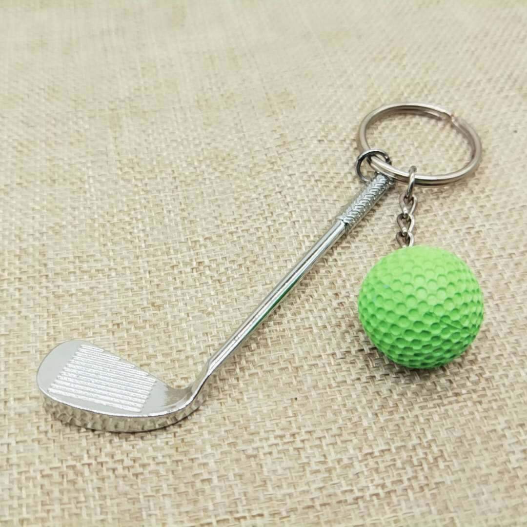 colorful metal golf keychain MIC-YY004