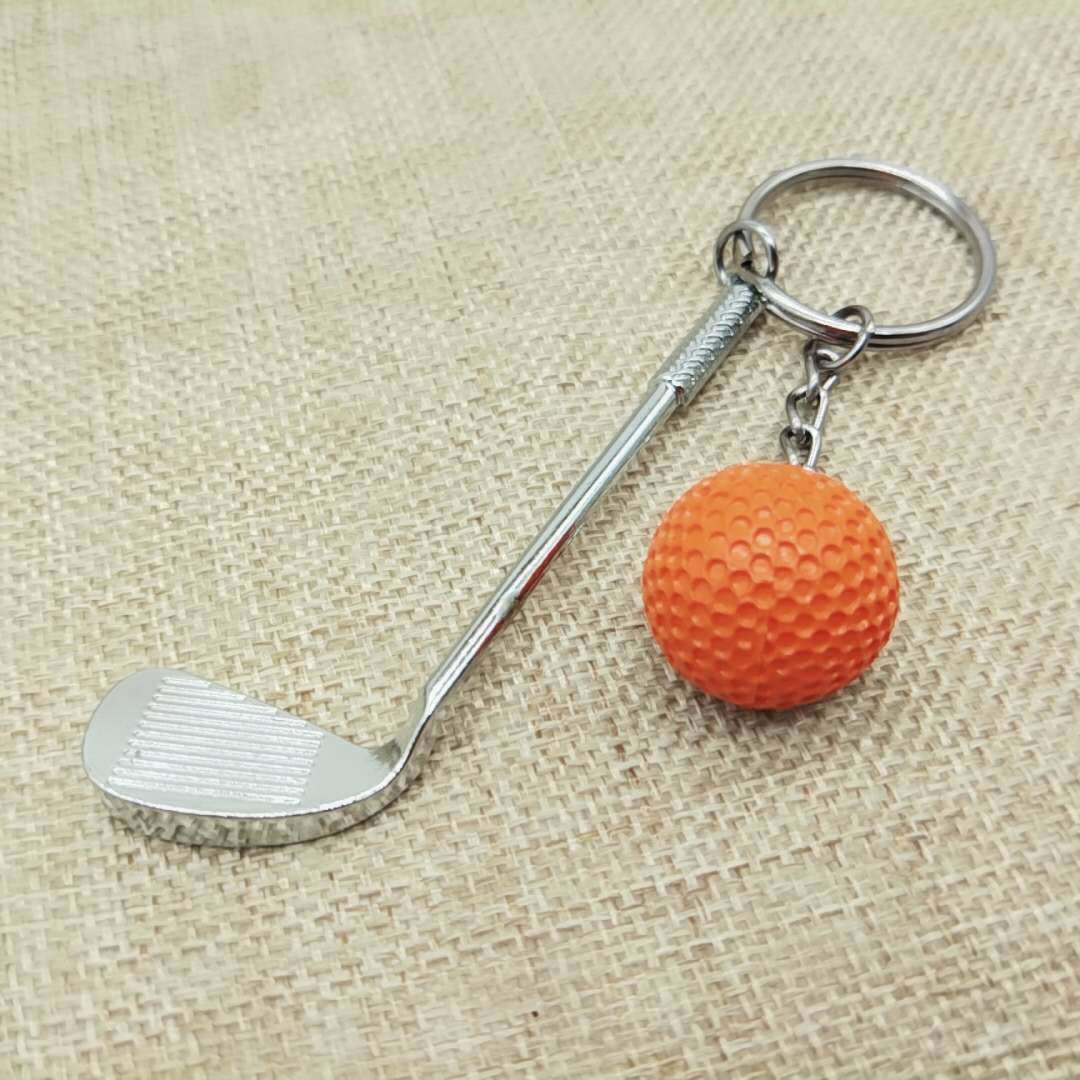 colorful metal golf keychain MIC-YY004