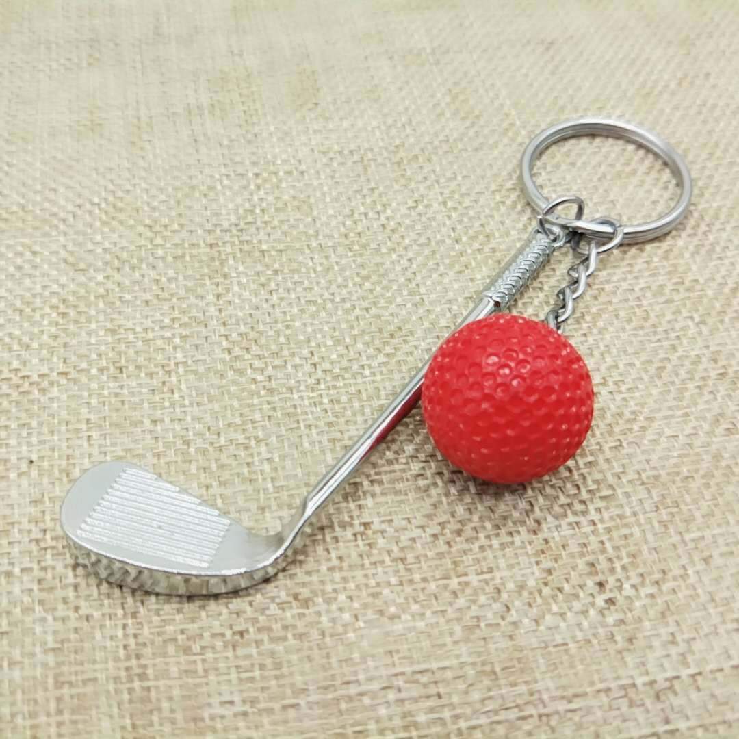 colorful metal golf keychain MIC-YY004