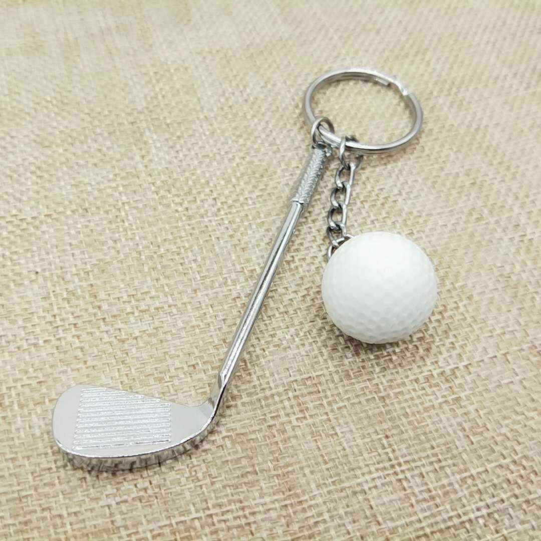 colorful metal golf keychain MIC-YY004