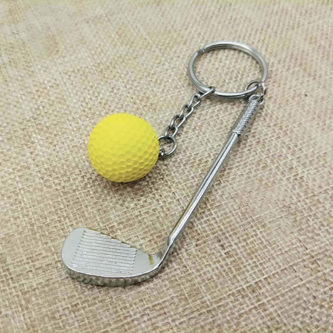 colorful metal golf keychain MIC-YY004