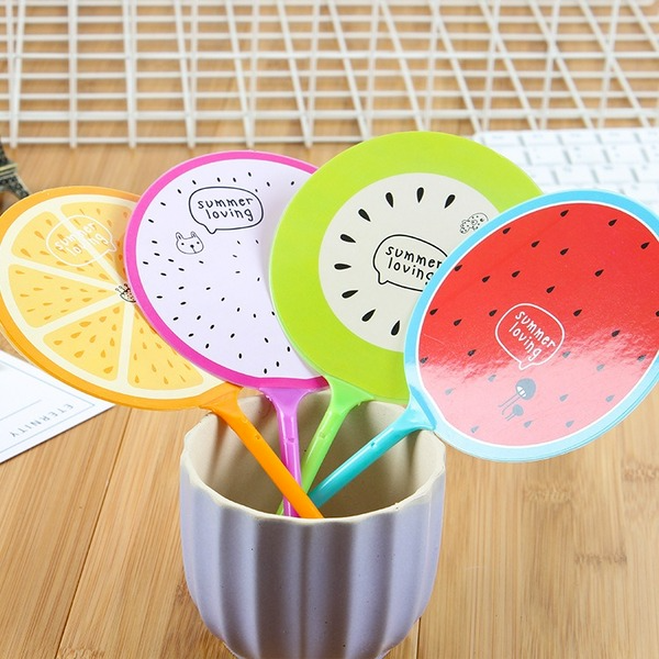 cute fan plastic ballpoint pen GSYX020