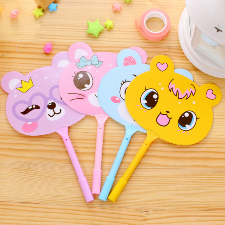 cute fan plastic ballpoint pen GSYX020