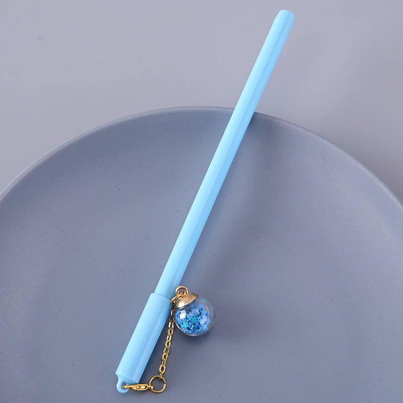 Glass Pendant Plastic Ballpoint Pen GSWL010