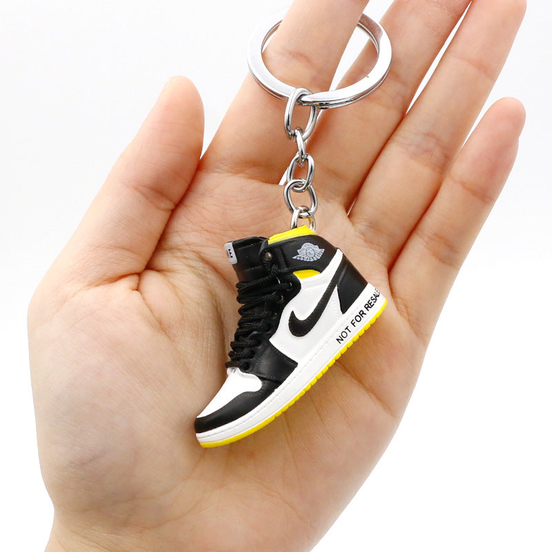 model basketball PVC shoes keychains (F) MIC-QLP003