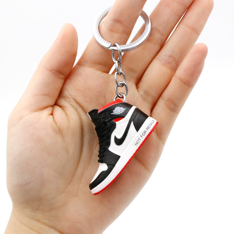 model basketball PVC shoes keychains (F) MIC-QLP003