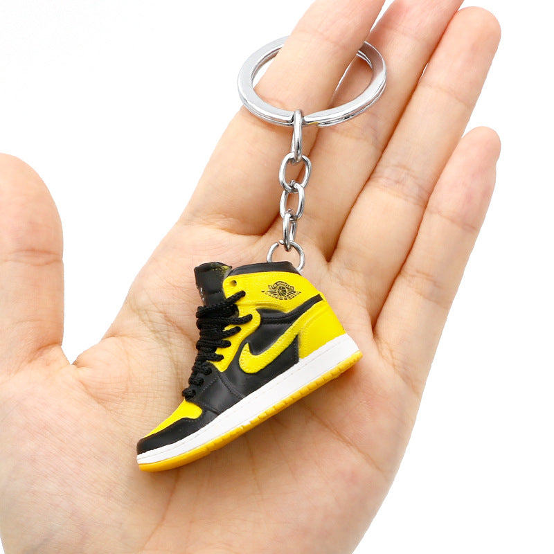 model basketball PVC shoes keychains (F) MIC-QLP003