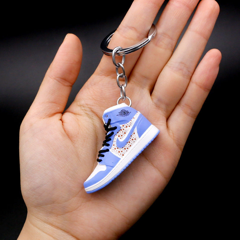 model basketball PVC shoes keychains (F) MIC-QLP003