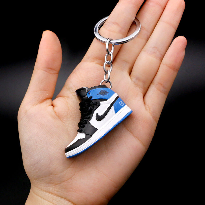 model basketball PVC shoes keychains (F) MIC-QLP003