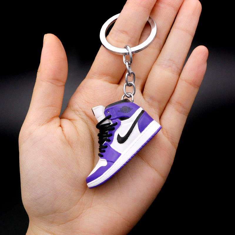 model basketball PVC shoes keychains (F) MIC-QLP003