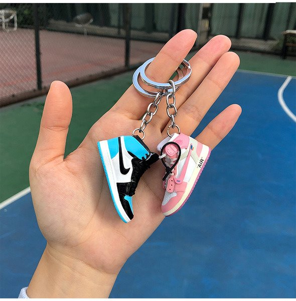 model basketball PVC shoes keychains (F) MIC-QLP003