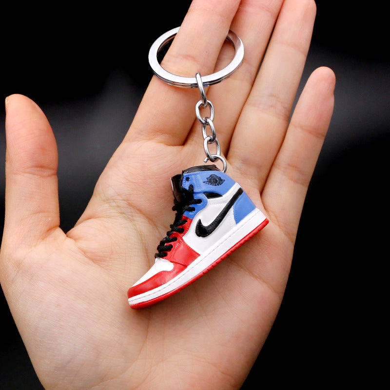 model basketball PVC shoes keychains (F) MIC-QLP003